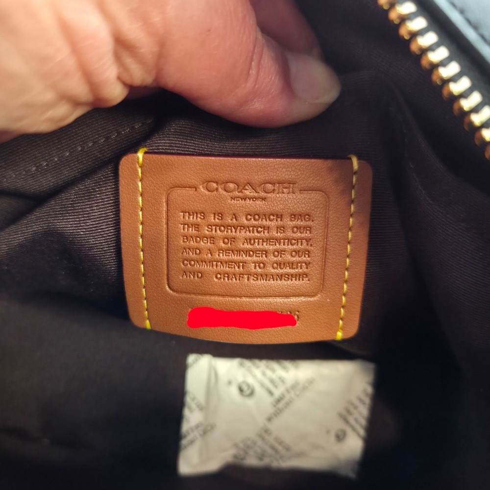 Coach Jamie Camera Bag Signature "C" Walnut Black Crossbody Gold‎ Hardware NWT - Picture 8 of 14